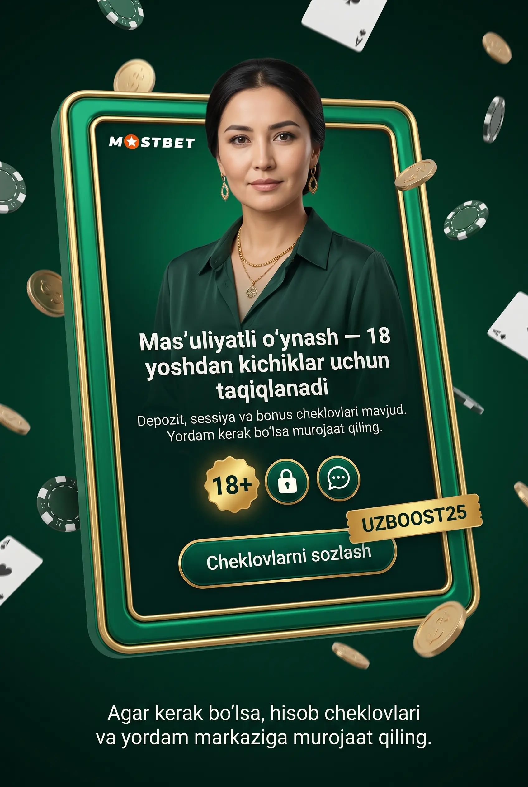 Responsible Gaming va mas'uliyatli o'yin