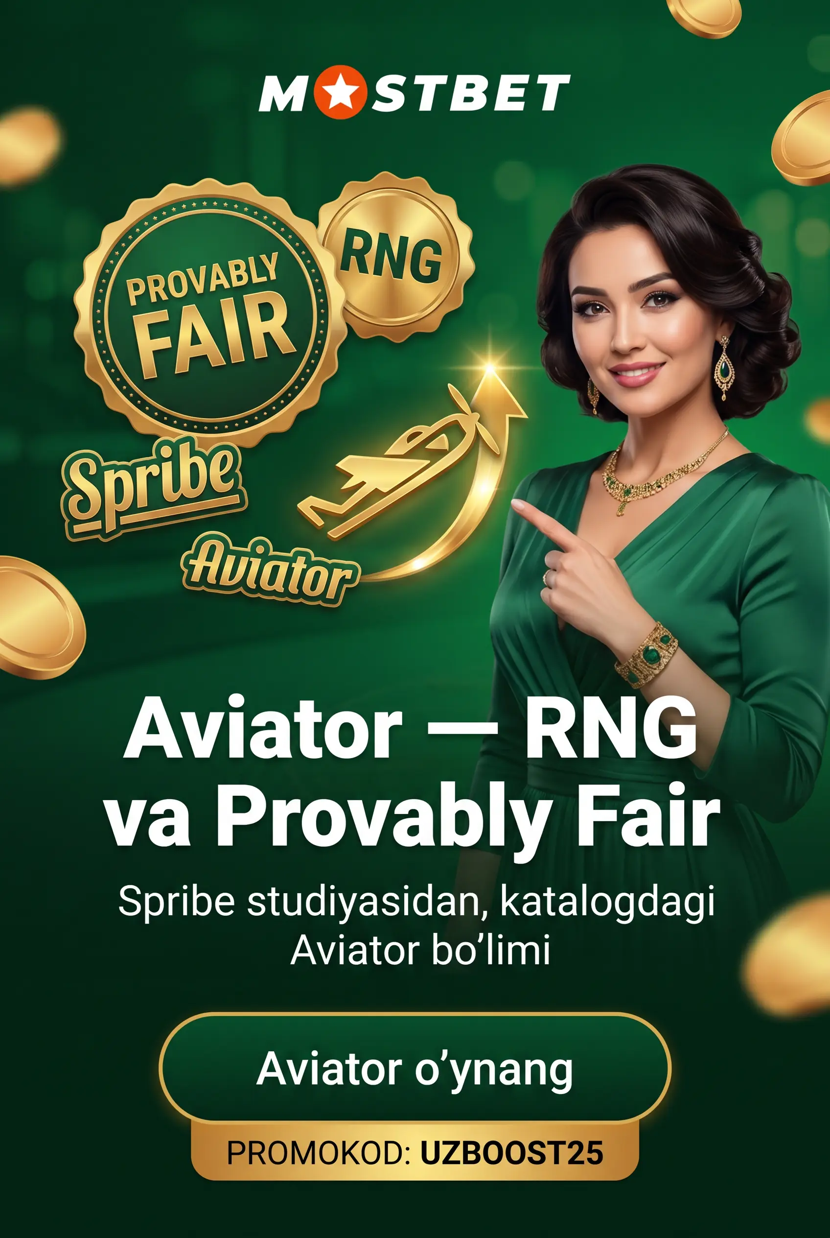 Aviator Spribe kraş o'yini