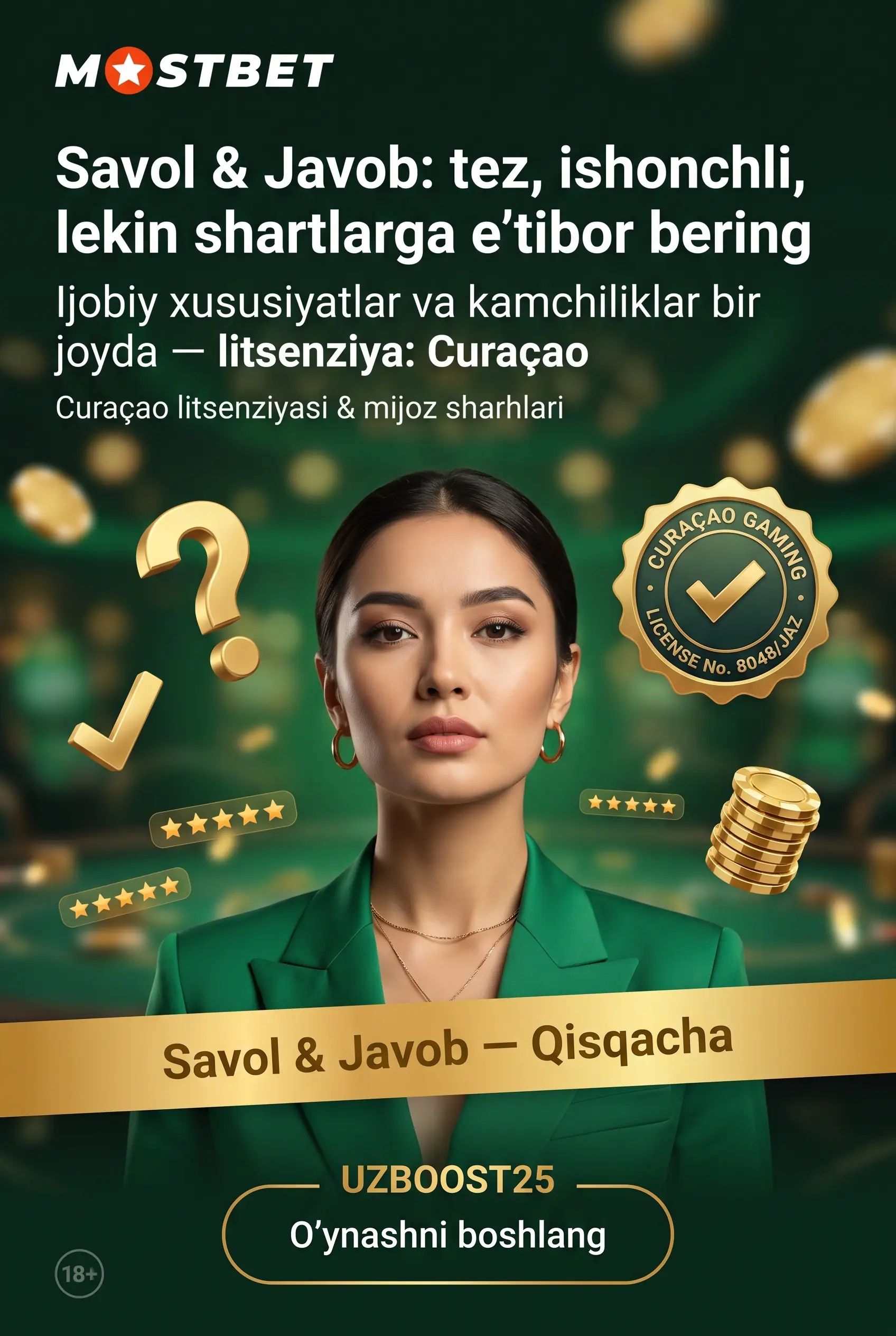 Mostbet obzor savol va javoblar