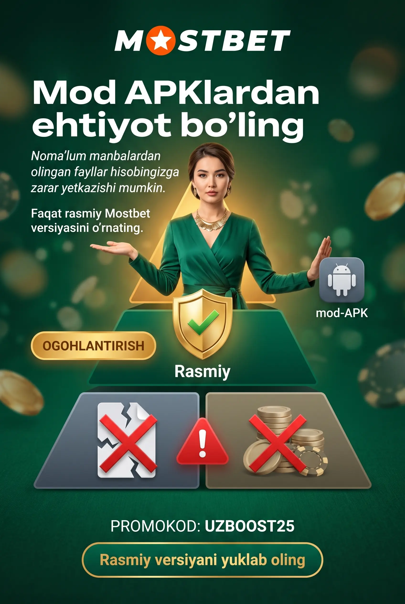 Mod APK haqida ogohlantirish